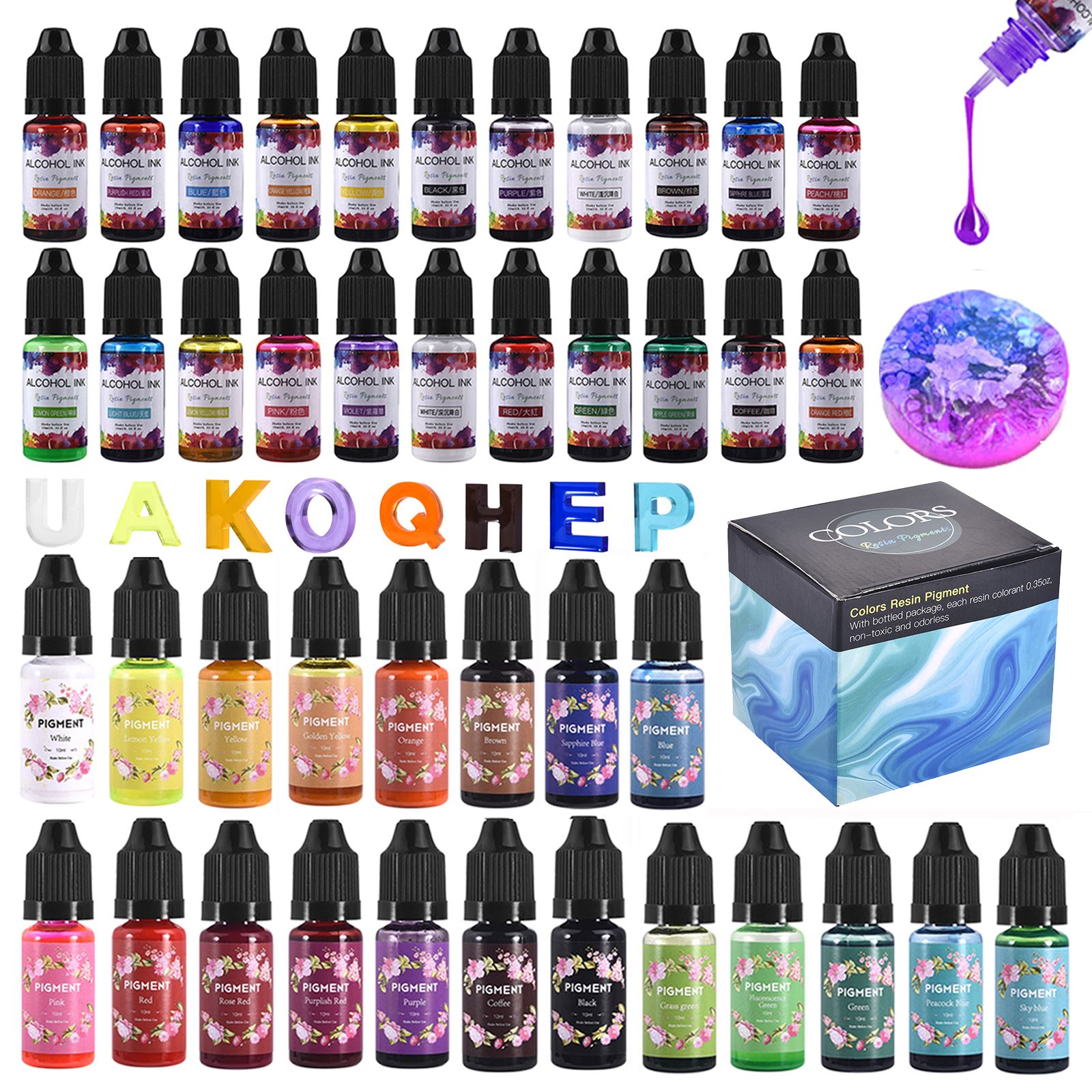 Resin Pigment Set - 1 Bộ Nhựa Sắc Tố Bộ
