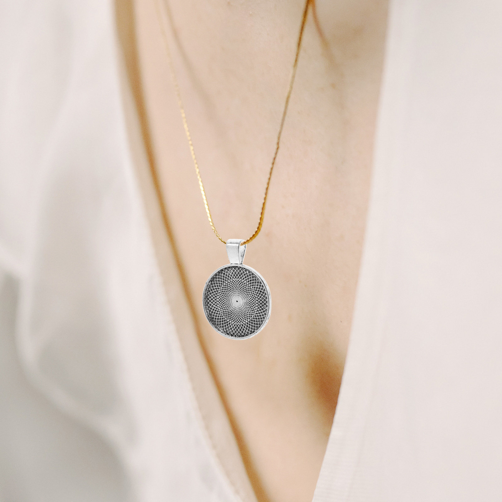 40Pcs Round Bezel Pendant Tray - đánh giá và giá Bezels Set Pendant