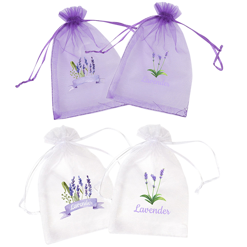 20Pcs Lavender Pattern Drawstr - đánh giá và giá Dried Flower Bulk