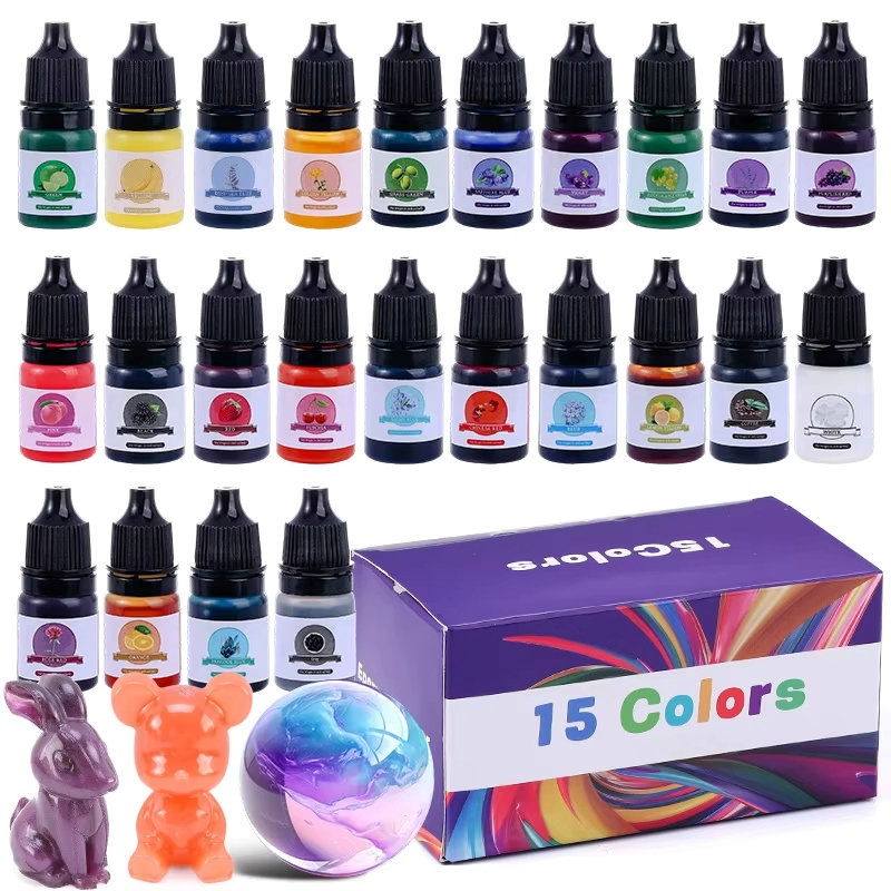 Epoxy Resin Color Pigment 24 V - đánh giá và giá Resin Pigment Set