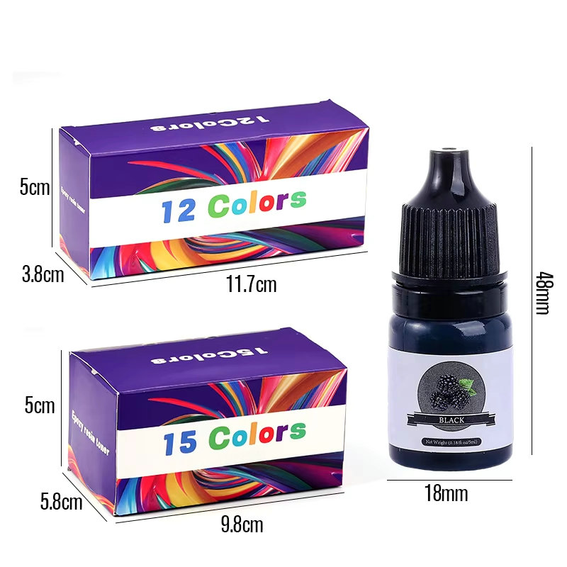 Epoxy Resin Color Pigment 24 V - đánh giá và giá Resin Pigment Set