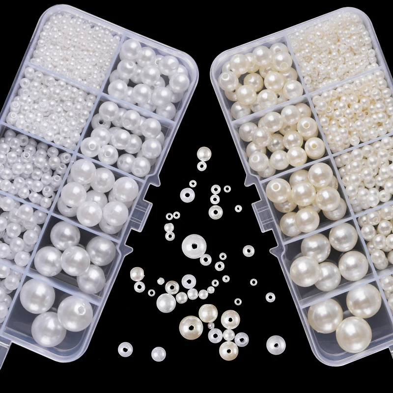 800pcs Artificial Faux Pearl R - đánh giá và giá Resin Crafts